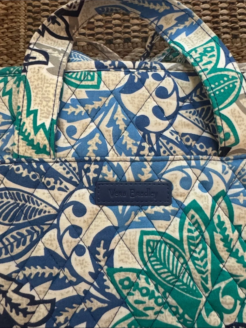 VERA BRADLEY Hanging Travel Organizer Santiago Pattern